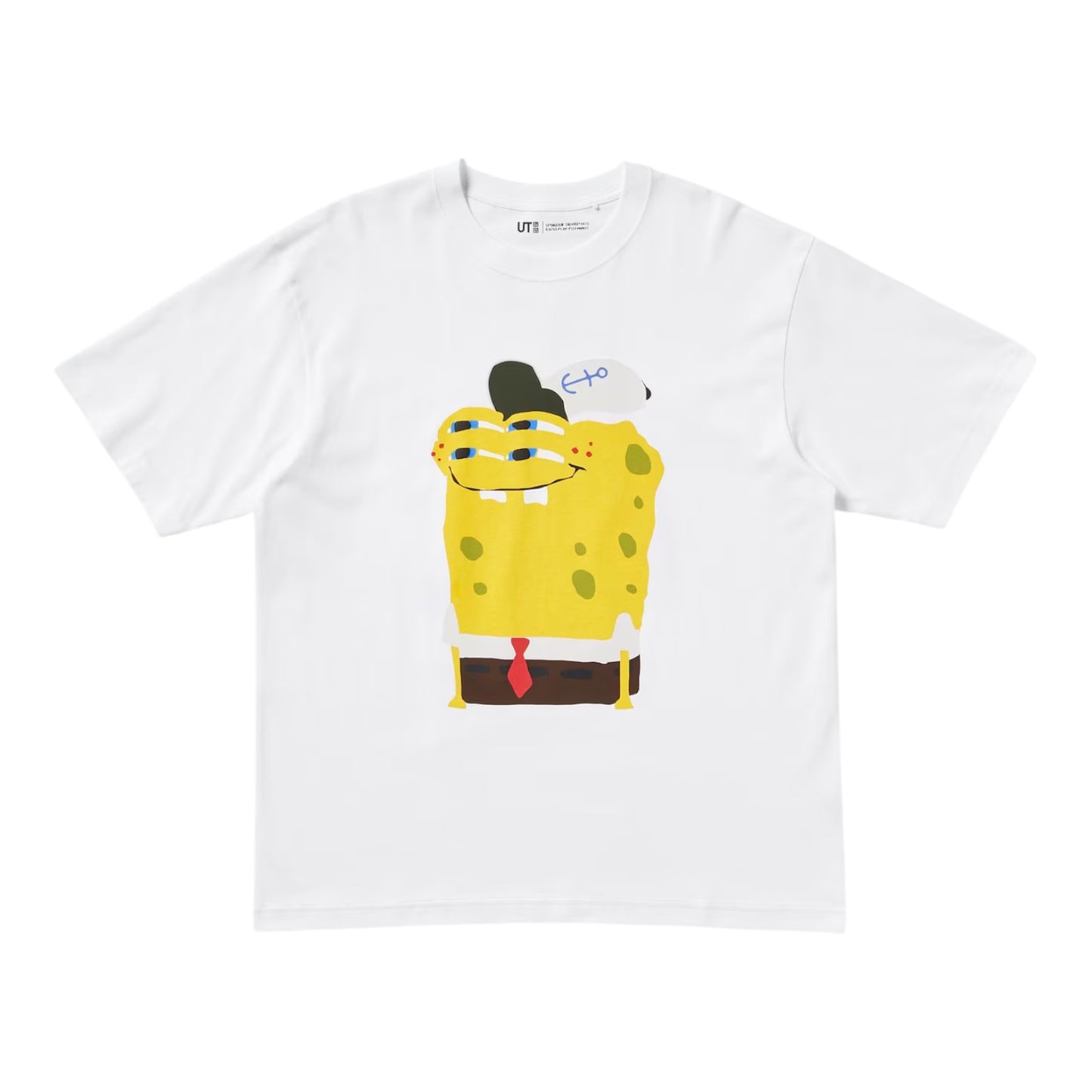 Uniqlo x CPFM Spongebob Schwammkopf UT Grafik-T-Shirt Weiß