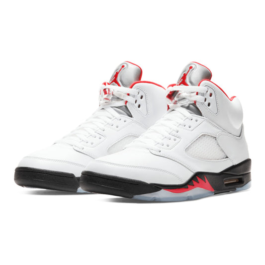 Jordan 5 Retro Fire Red Silver Tongue (2020)