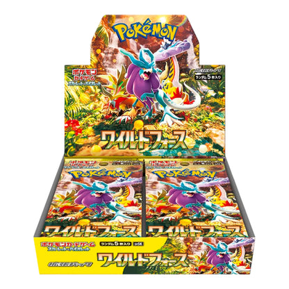 Pokemon Kartenspiel Scarlet &amp; Violet Erweiterungspaket "Wild Force" Box Japan