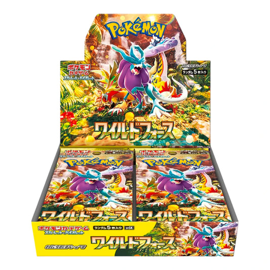 Pokemon Card Game Scarlet &amp; Violet Expansion Pack "Wild Force" Box Japan