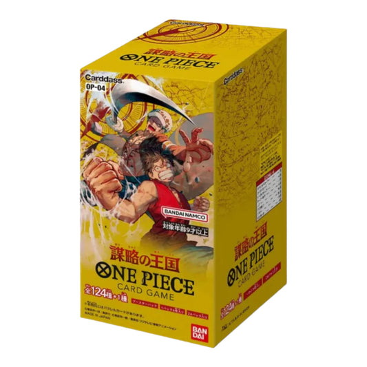 ONE PIECE Kartenspiel-Boosterpack „The Kingdoms Of Intrigue“ Box, Japan