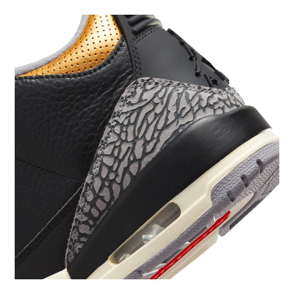 Jordan 3 Retro Black Cement Gold (Damen)