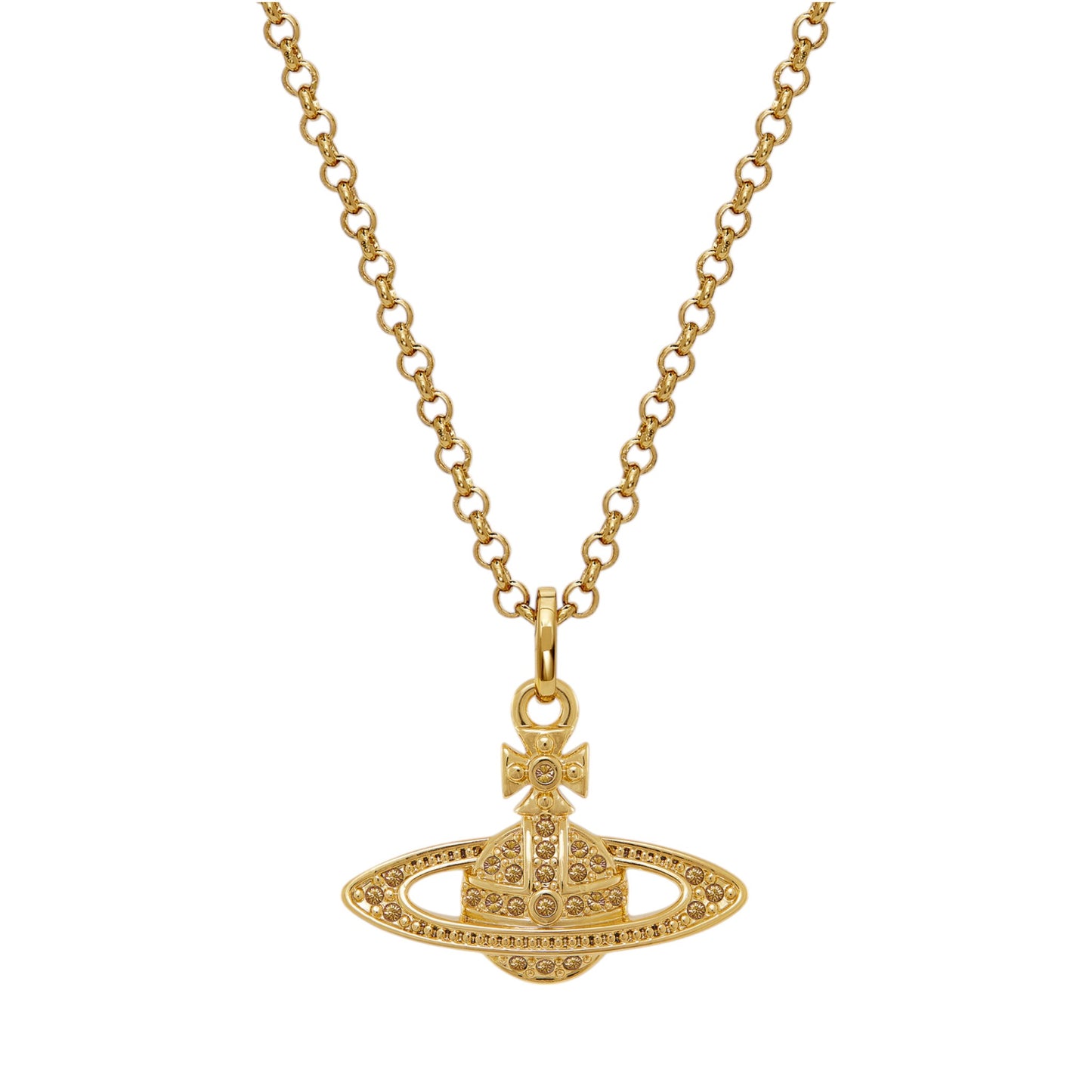 Vivienne Westood Mini Bass Relief Pendant Necklace