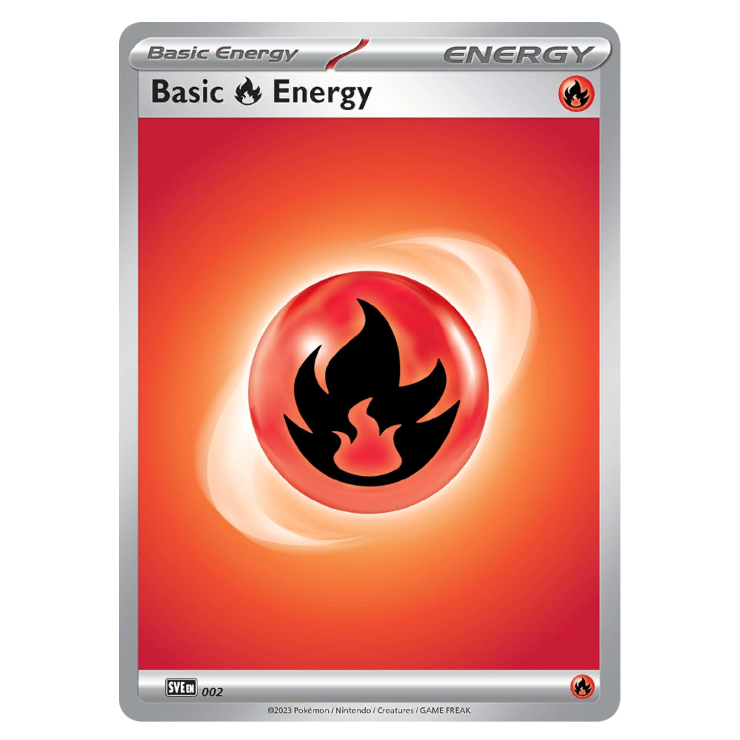 Pokémon Energy Basic Energy Basic Fire Energy #002/016