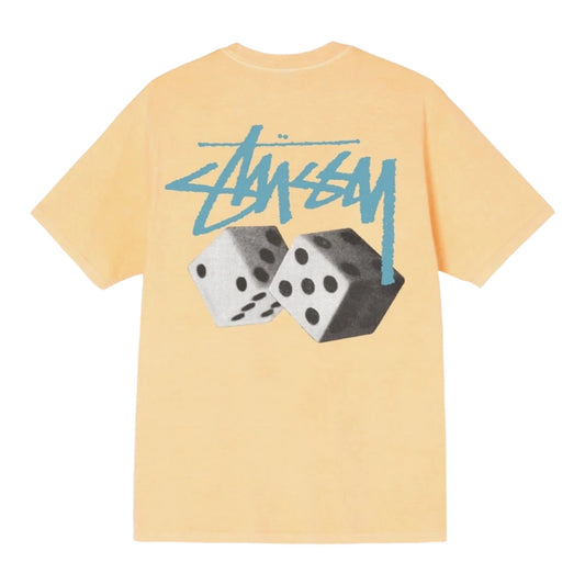 Stussy – Roll The Dice – Mit Pigmenten gefärbtes T-Shirt