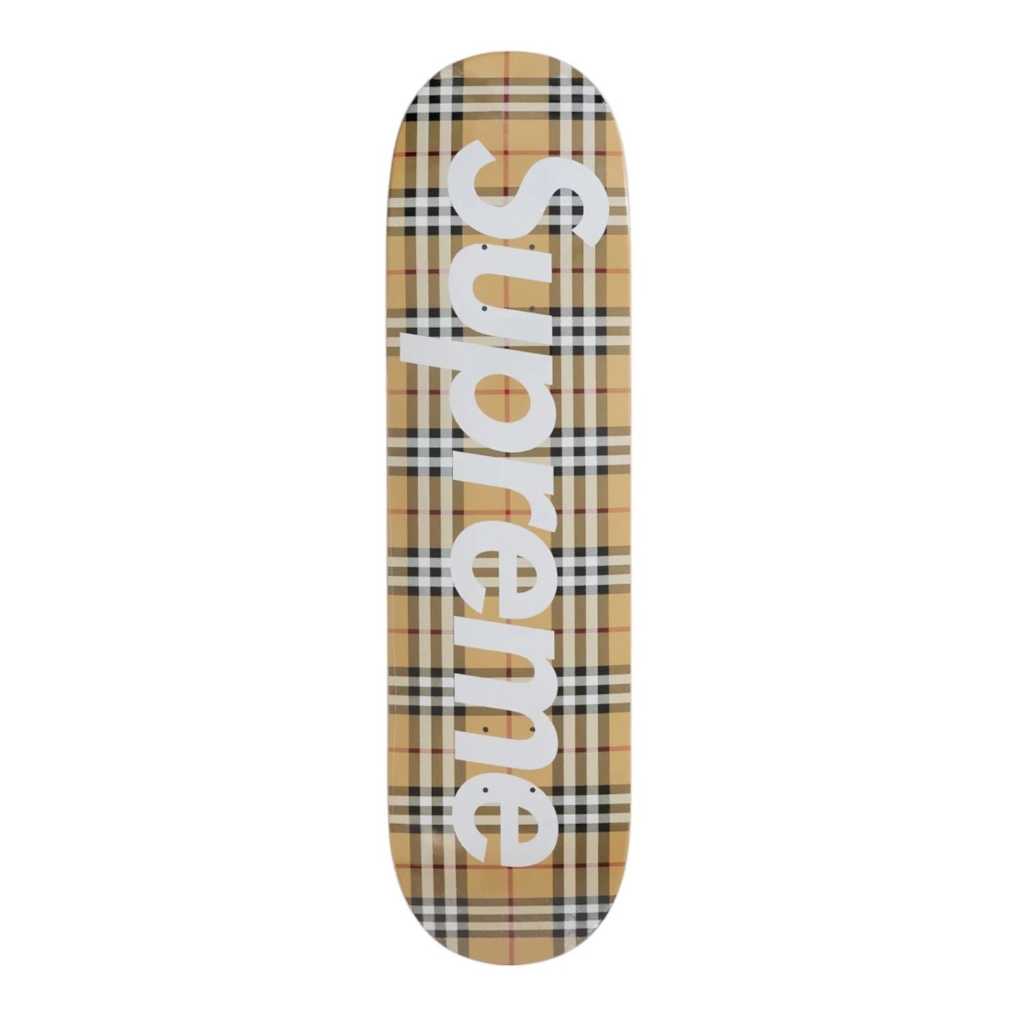 Supreme Burberry Skateboard Deck