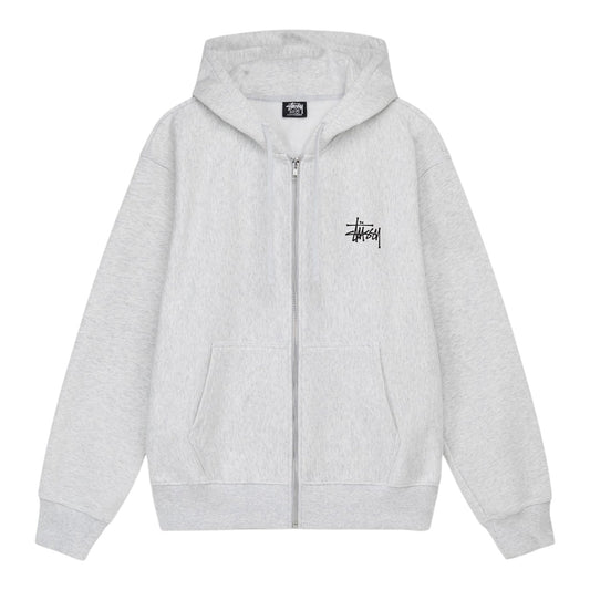 Stussy – Basic-Kapuzenpullover mit Reißverschluss