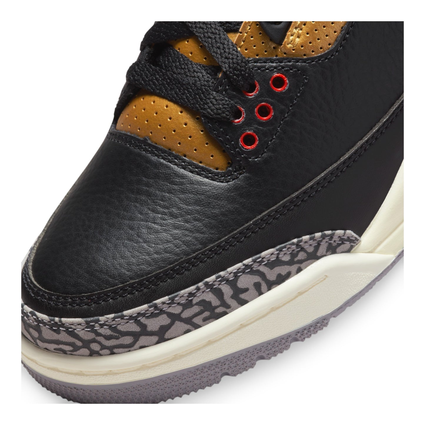 Jordan 3 Retro Black Cement Gold (Damen)