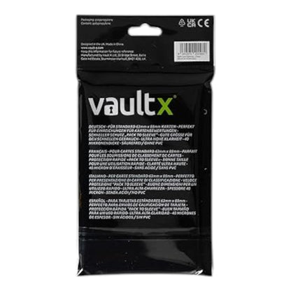 Vault X Miękkie rękawy na karty kolekcjonerskie TCG (200 sztuk)