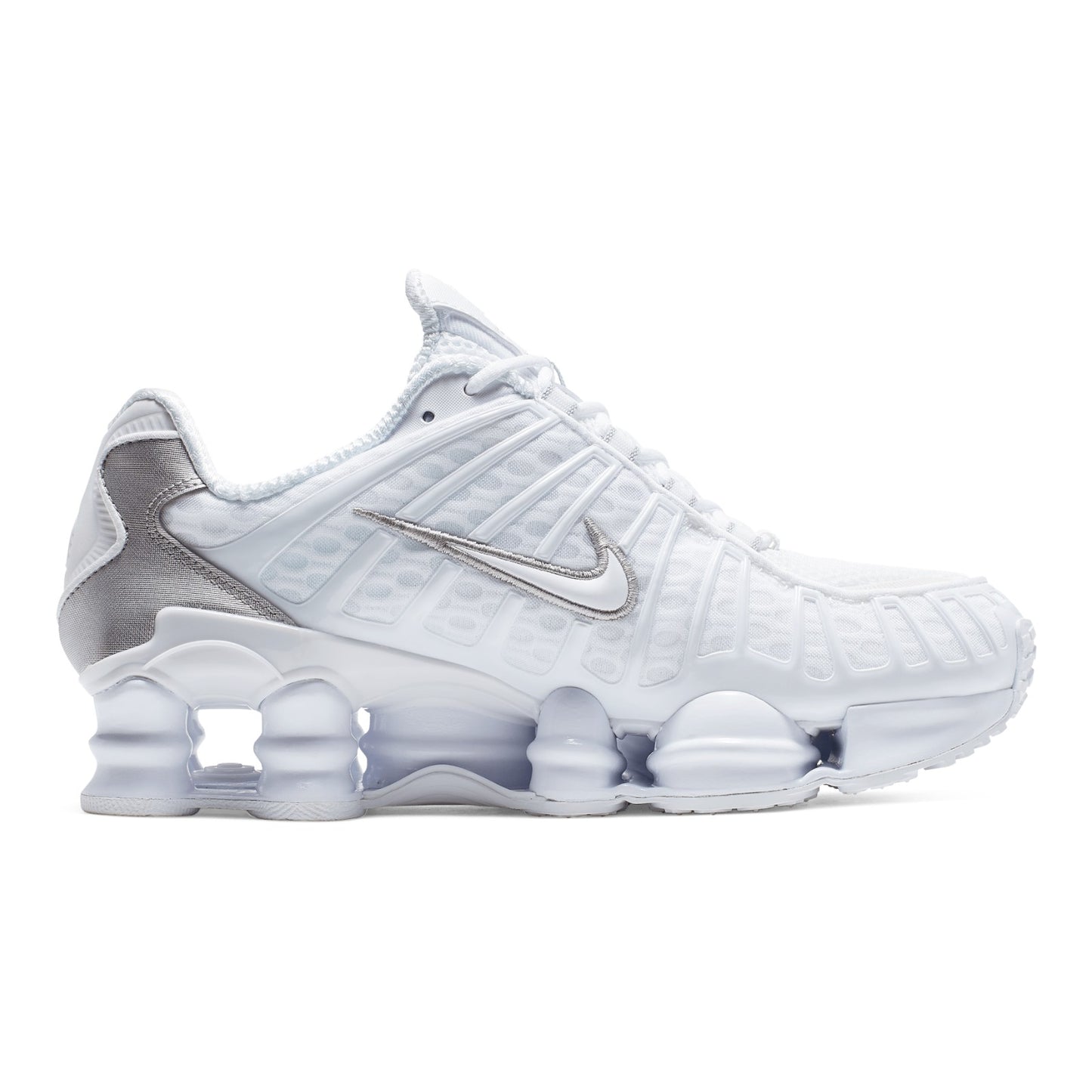 Nike Shox TL White Metallic Silver Max Orange (Women's)