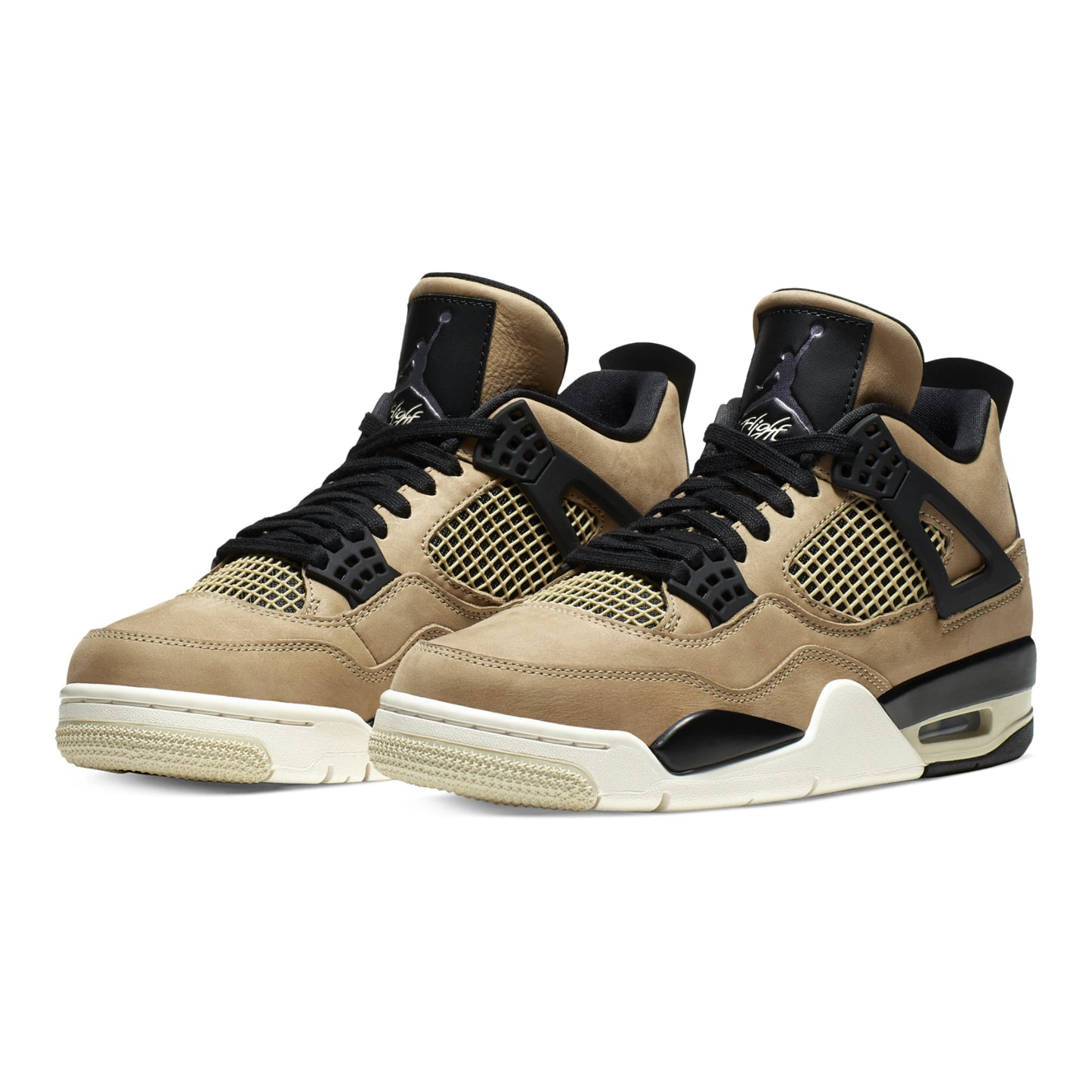 Jordan 4 Retro Fossil / Pilz (Damen) - AQ9129-200