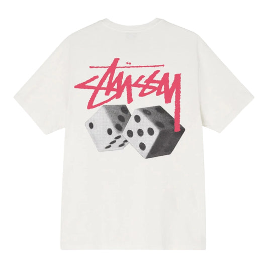 Stussy – Roll The Dice – Mit Pigmenten gefärbtes T-Shirt