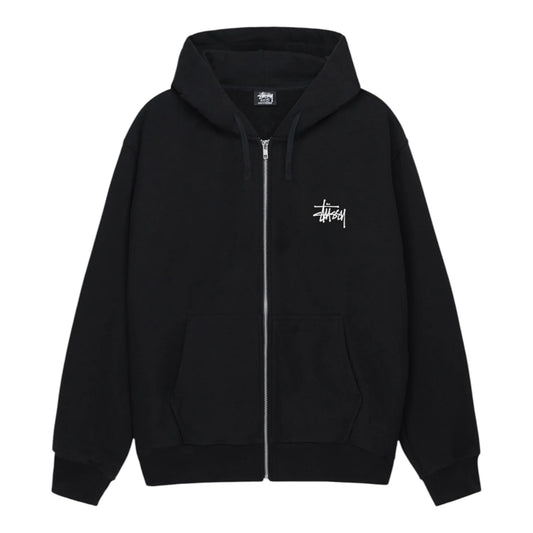 Stussy – Basic-Kapuzenpullover mit Reißverschluss