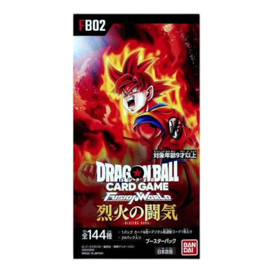 DRAGON BALL SUPER CARD GAME FUSION WORLD Booster Pack "Fierce Fighting Spirit" Box Japan