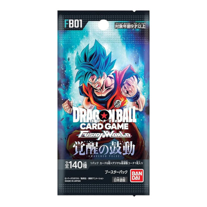 DRAGON BALL SUPER CARD GAME FUSION WORLD Booster Pack "Heartbeat of Awakening" Box Japan