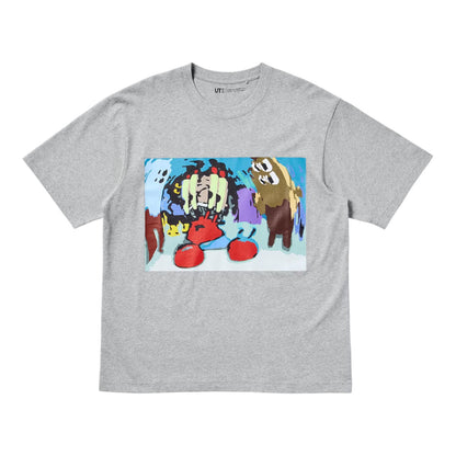 Uniqlo x CPFM Spongebob Schwammkopf UT Grafik-T-Shirt Grau