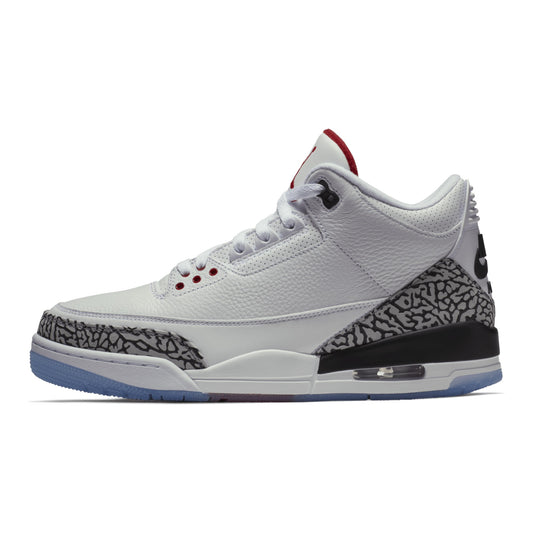 Air Jordan 3 Retro Freiwurflinie Weißer Zement