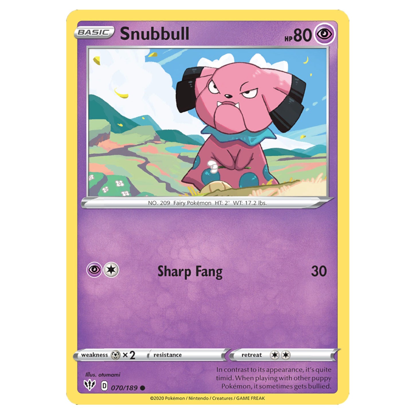 Pokémon Snubbull #70