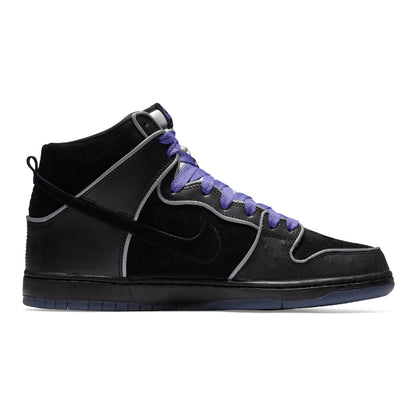 Nike SB Dunk High Schwarz Lila Box