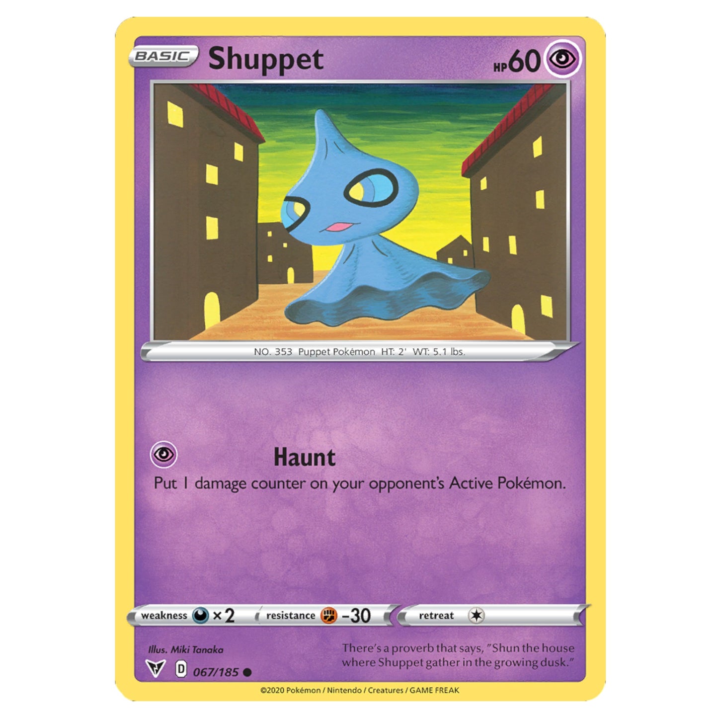 Pokémon Shuppet #067/185