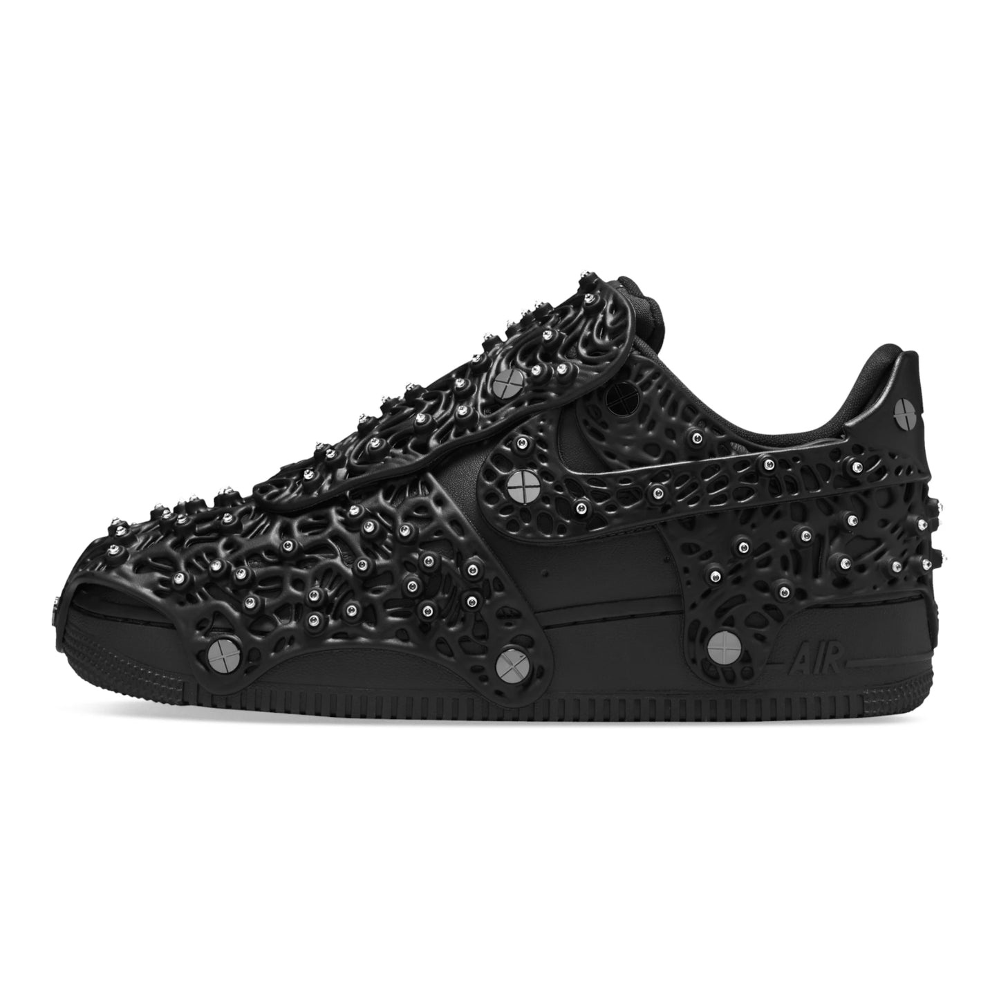 Nike Air Force 1 Low Swarovski Retroreflective Crystals Black (Women's) - CV7668-001