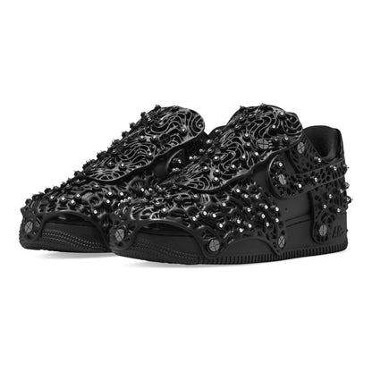 Nike Air Force 1 Low Swarovski Retroreflective Crystals Black (Women's) - CV7668-001