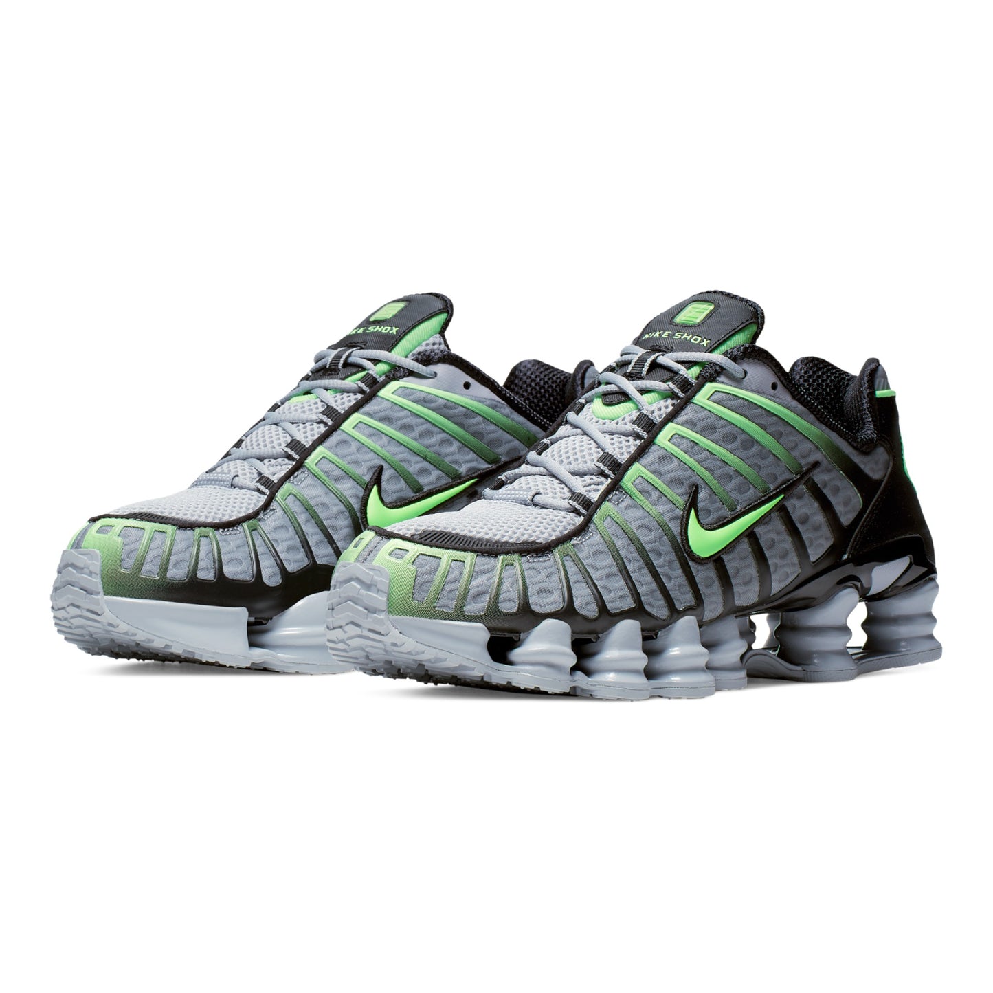 Nike Shox TL Wolf Grey Lime Blast